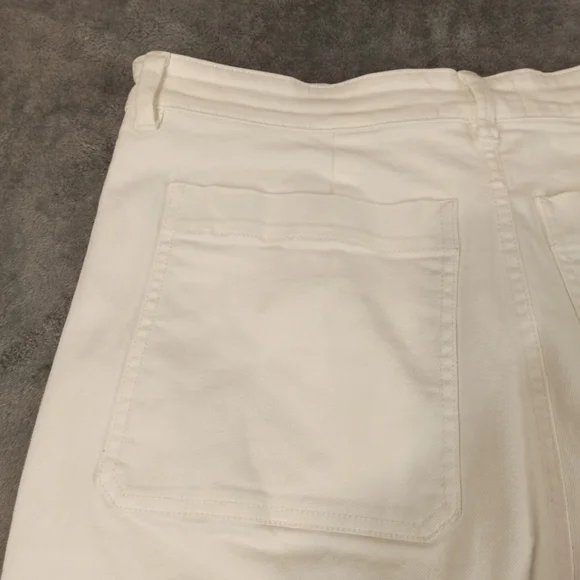 Everlane Moms Premium Button Fly Denim Jean Shorts Cut Off Wome Size 14 - Picture 9 of 16